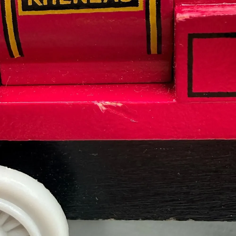 Thomas & Friends Wooden Railway Rheneas #2 2003 Train Engine Learning Curve